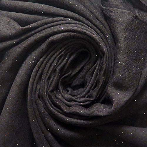 Lina & Lily Solid Shimmer Sparkle Glitters Sheer Maxi Shawl Scarf Hijab2