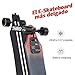 Teamgee Monopatín Eléctrico Skateboard Eléctrico,Control Remoto,Ultra Delgado,Batería Integrada Doble Motor,Velocidad Máx 35...
