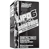 Nahrungsergänzungsmittel Nutrex Lipo 6 Black Ultra Concentrate Stim free caps, 105 g
