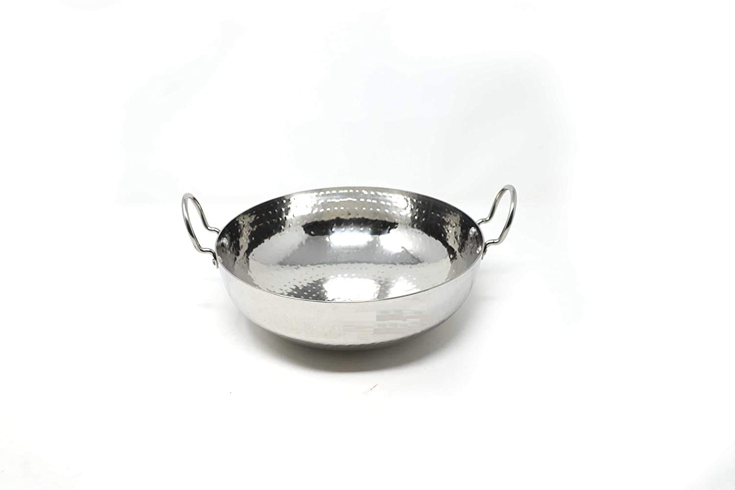 Mobhada Hammered Stainless Steel Kadhai Without Handle (1500ML) (2500ml) (2500 ml) (1500ML) 1