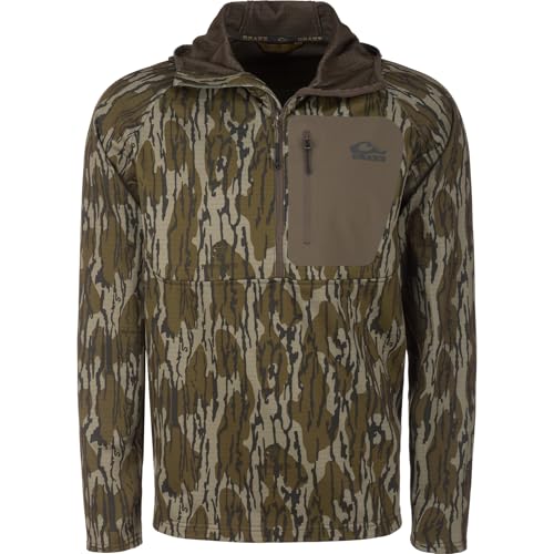 Drake Waterfowl Men's Fleece Half Zip Hoodie