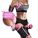 Perfotek Waist Trimmer Belt, Slimmer Kit, Weight Loss Wrap, Stomach Fat Burner, Low Back and Lumbar Support with Sauna Suit Effect, Best Abdominal Trainer, Slimmer Kit, Black