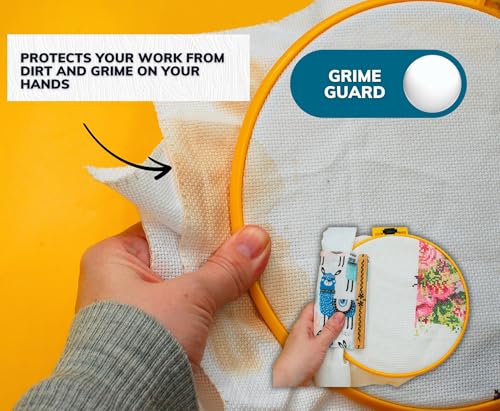 Universal Grime Guard with magnets llama Embroidery Magnet Needle Minder Magnetic Grime Guard for qsnap any size & hoop cross stitch4