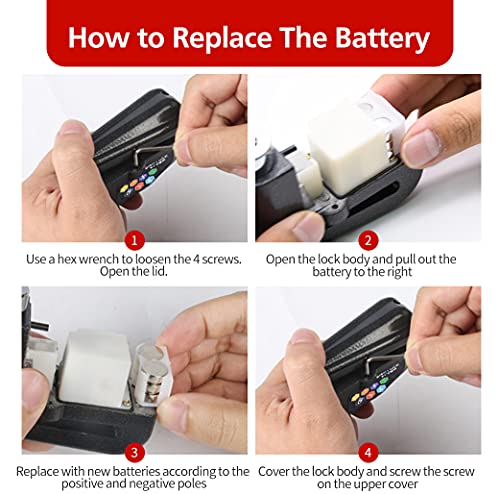 Alarm Disc Lock Set, 2 Pack Brake Lock, Anti-Theft Waterproof 110 Db 7Mm Pin 5Ft Reminder Cable For Motorcycles Bike Scooter Carry Pouch (Black & Red) #TOP5