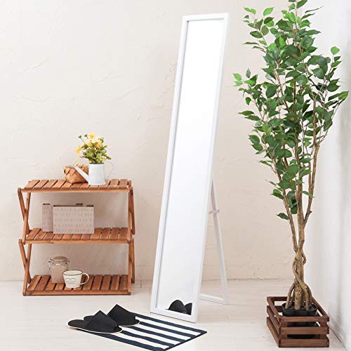 姿見鏡ISFJORDENフロアミラーホワイトステイン Amazon.co.jp: クールスタンドミラー(ホワイト/白) 幅27cm 姿見/全身
