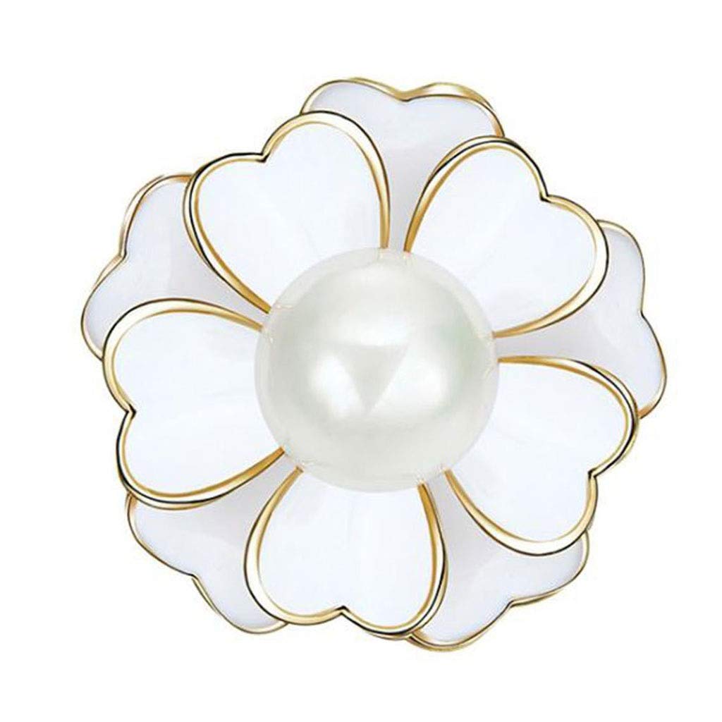 WXKAGF Spilla Spilla con Fiori di Perle, Adatta per Accessori di Abbigliamento da Donna, Possono Essere utilizzate gonne per Vestiti Sciarpe