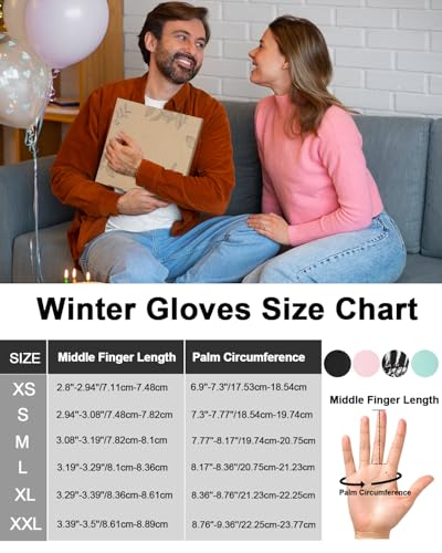 Rigwarl Upgraded Wool Winter Gloves For Cold Weather thumb #5