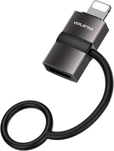 VIPLATINA VX17 USB-C to Lightning OTG Adapter, 480Mbps