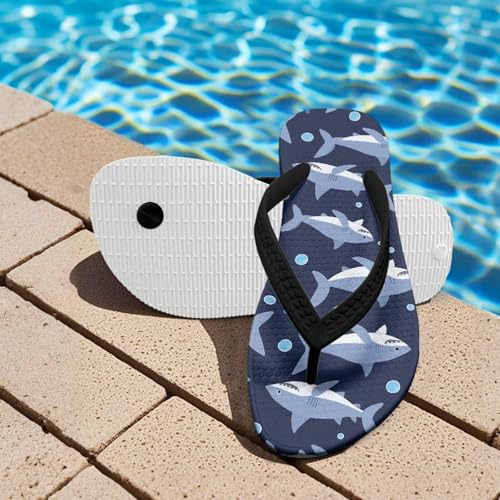 Boy Girls Slide Sandals and Thongs for Beach and Boats - Kids Flip Flops with Cartoon Print3