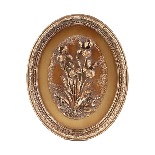 Kangce Vintage Wall Sculptures,Vintage Wall Decor,Antique Wall Art with Hand-Carved