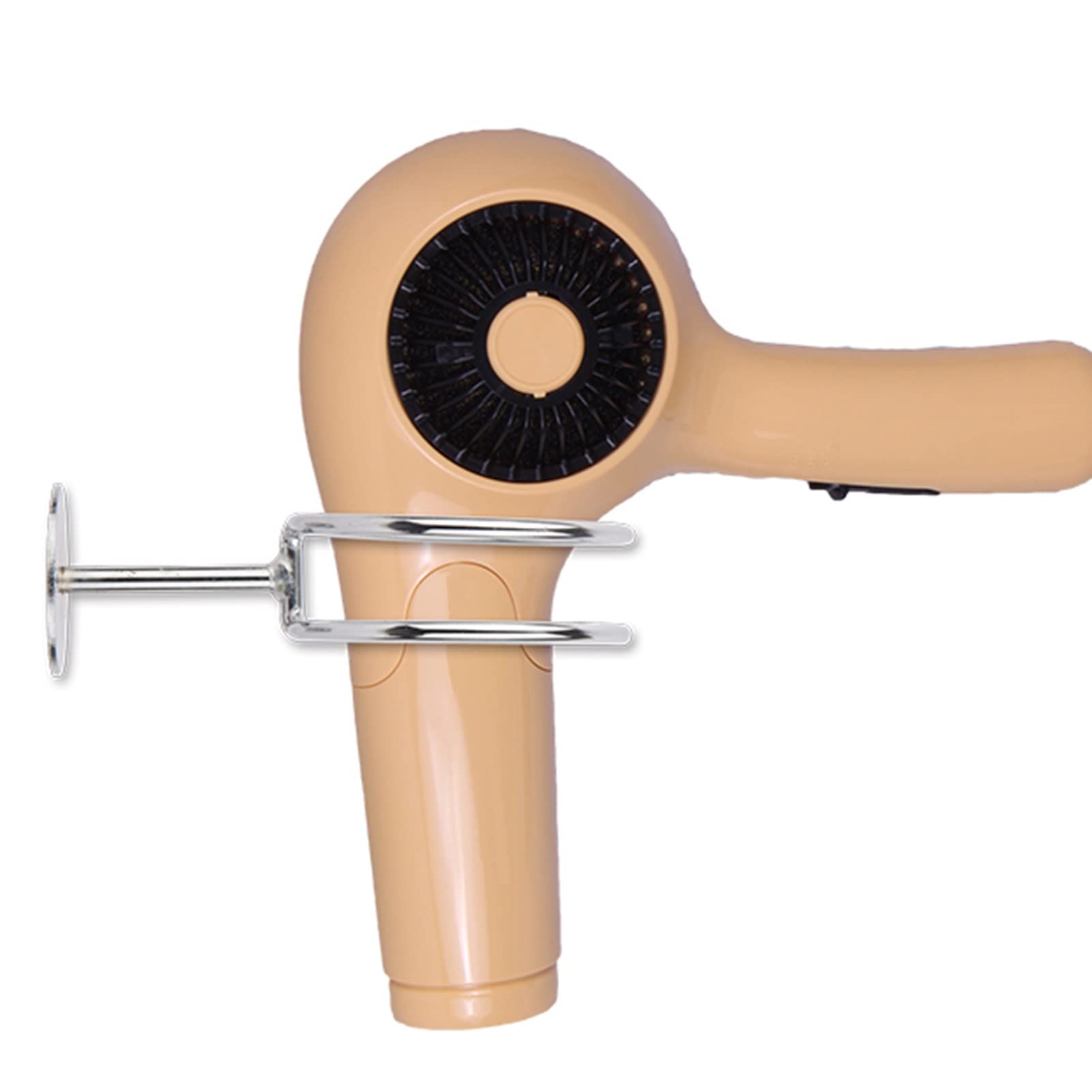 Soporte para secador de Pelo de Acero Inoxidable, Estante para Herramientas para el Cuidado del Cabello, Soporte para secador de Pelo de Montaje en Pared, Adecuado para baño, Barbe