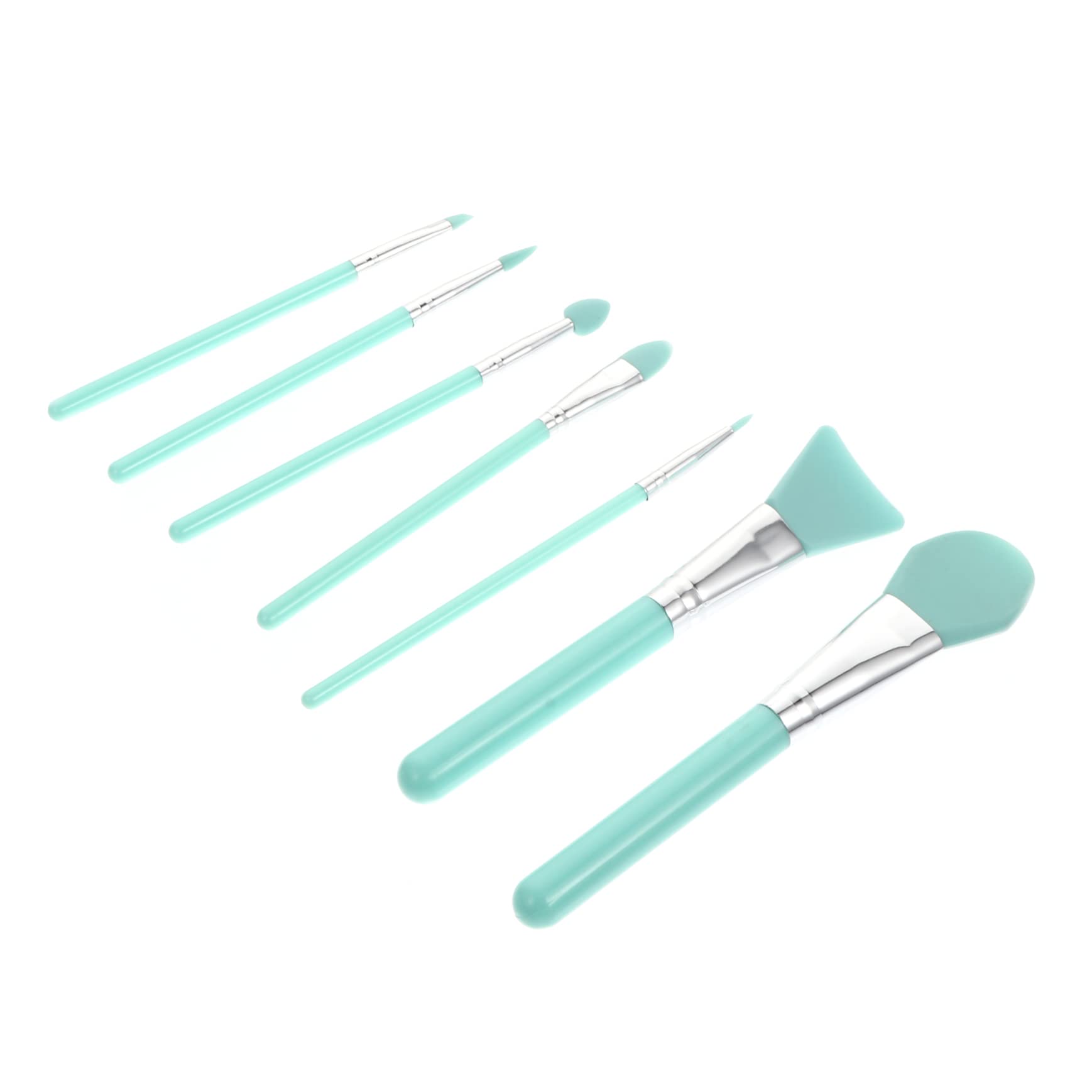 Healeved 21 Pezzi Pennello per maschera in silicone strumenti per la cura della pelle del viso cosmetico ombretto Trucco pennelli make up professionali pennelli professionali make up