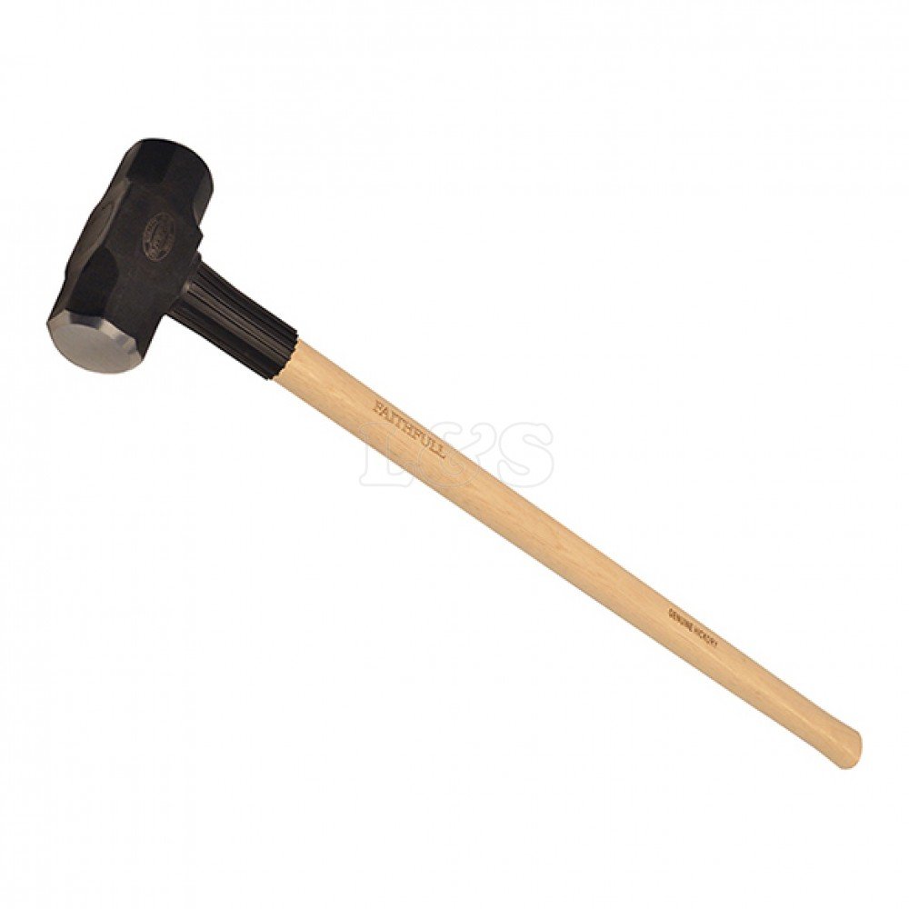 Faithfull Black Sledge Hammer Contractors Hickory Handle 6.35Kg (14Lb) - 11-155