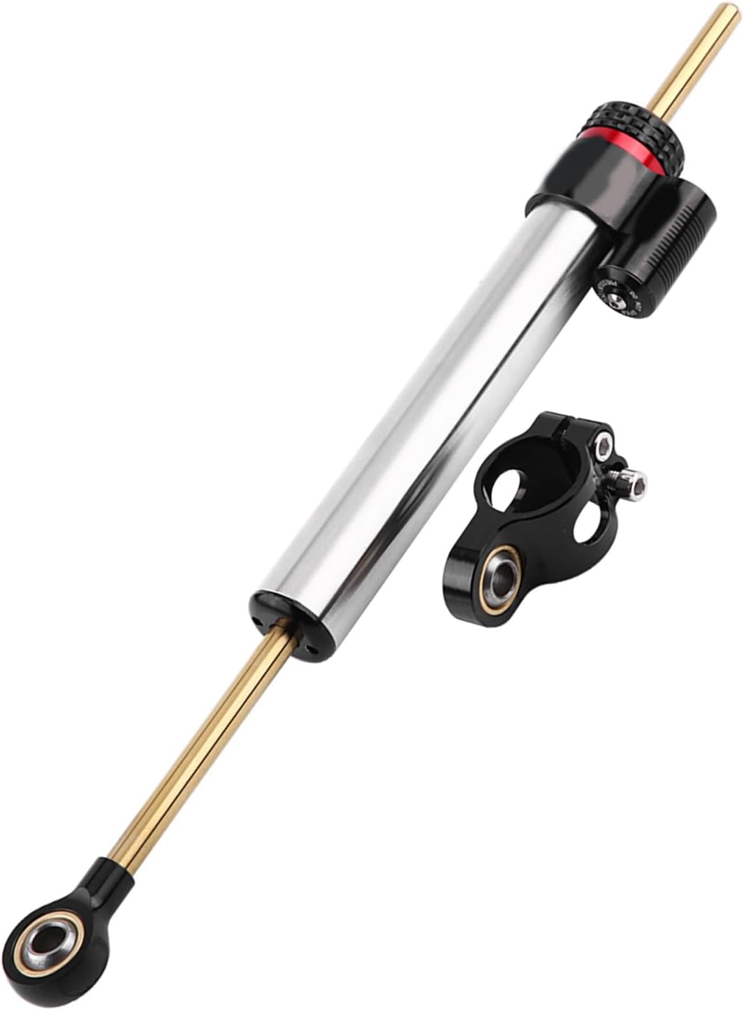 Acouto Steering Damper Stabilizer for MT10 MT07 MT09 CNC Aluminum Alloy Motorcycle Steering Damper Stabilizer Shock Replacement Long Type