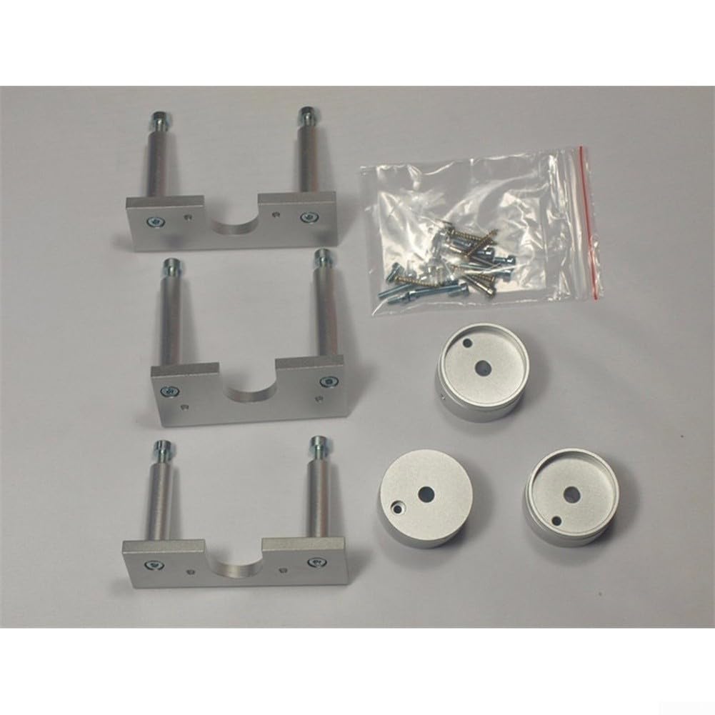 Para Proxxon MF70 CNC Kit de instalación de motor paso a paso para NEMA 23 Montaje de metal Fácil montaje Alineación precisa Construcción robusta Accesorios de mecanizado
