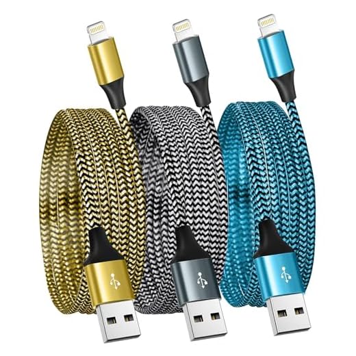 SHUSEL for iPhone Charger 3 Pack 6FT USB Lightning Cable MFi Certified Fast Charging Nylon Braided for iPhone Charger Cord Compatible with iPhone 14 Plus 14 pro max 13 12 11 XS X XR 8 Plus 7 6 SE 5s