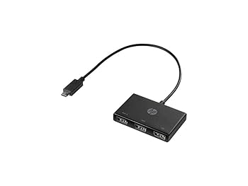 Amazon.com: HP Hub for USB-C Laptops (USB-C to USB-A), Black