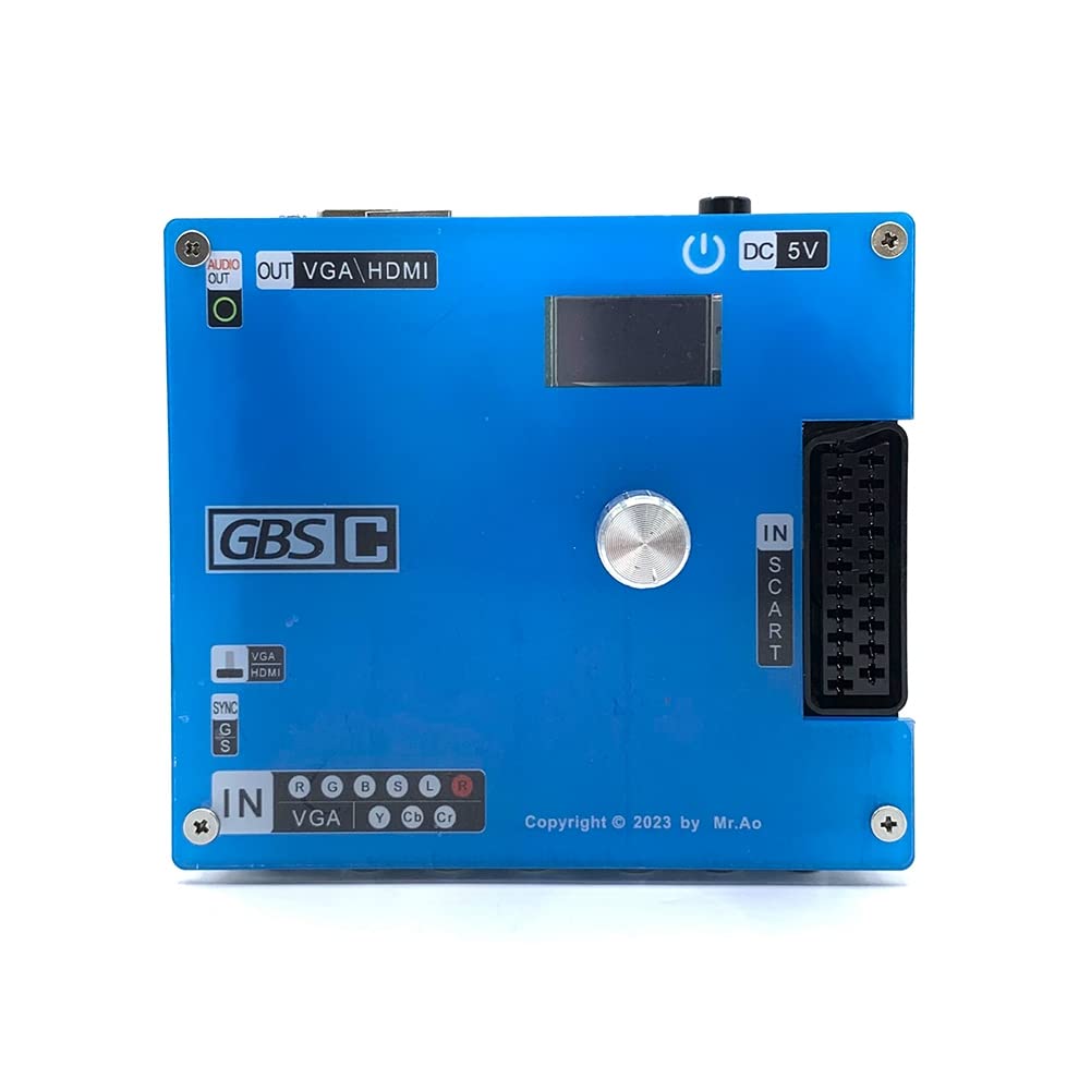 Convertidor GBSC GBS Control Game Video Transcoder GBSC RGBS VGA Scart Ypbpr Signal To VGA HD Upscalers