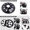 BAFANG Chainring Wheel for BBS01 BBS02 Mid Drive,52T Ebike Chain Ring with Guard for Mid Mount Motor, Chainwheel for Electric Bike Conversion Kits Durable Aluminium Bike #5