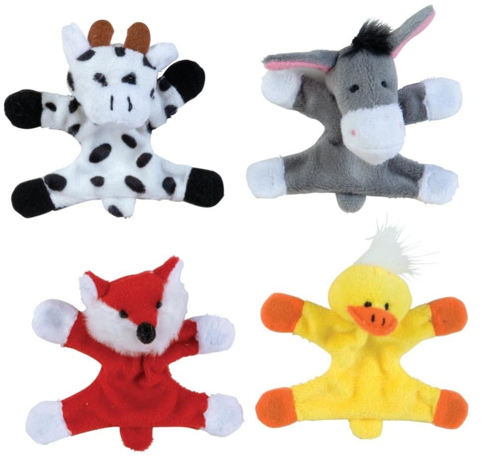 Raymond Geddes Barnyard Locker Buddies Plush Magnets for Kids (Pack of 12)
