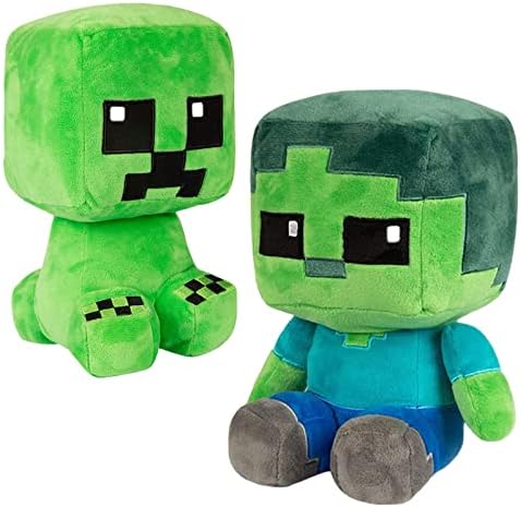 Zoarium Plush Animal Doll (2PCS), Soft Hug Pillow Zombie Toys, Exquisite Gift for Video Game Fans