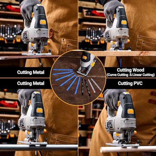 DEKOPRO 6.7-Amp Corded Jigsaw