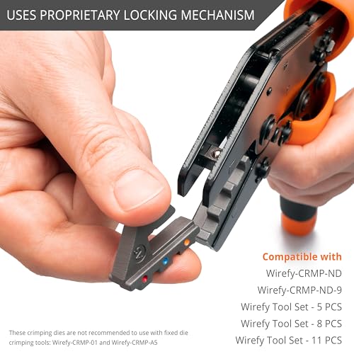 Wirefy Crimping Die for Ferrule Terminals - 22-12 AWG - Thumbnail 4