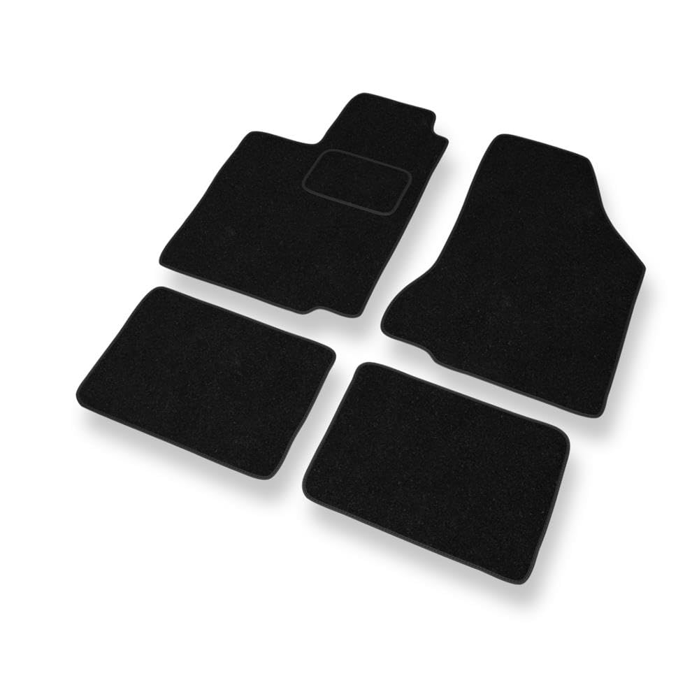 Mossa Alfombrillas adecuadas para Seat Ibiza II (1993-2002) 4 uds. Negro S