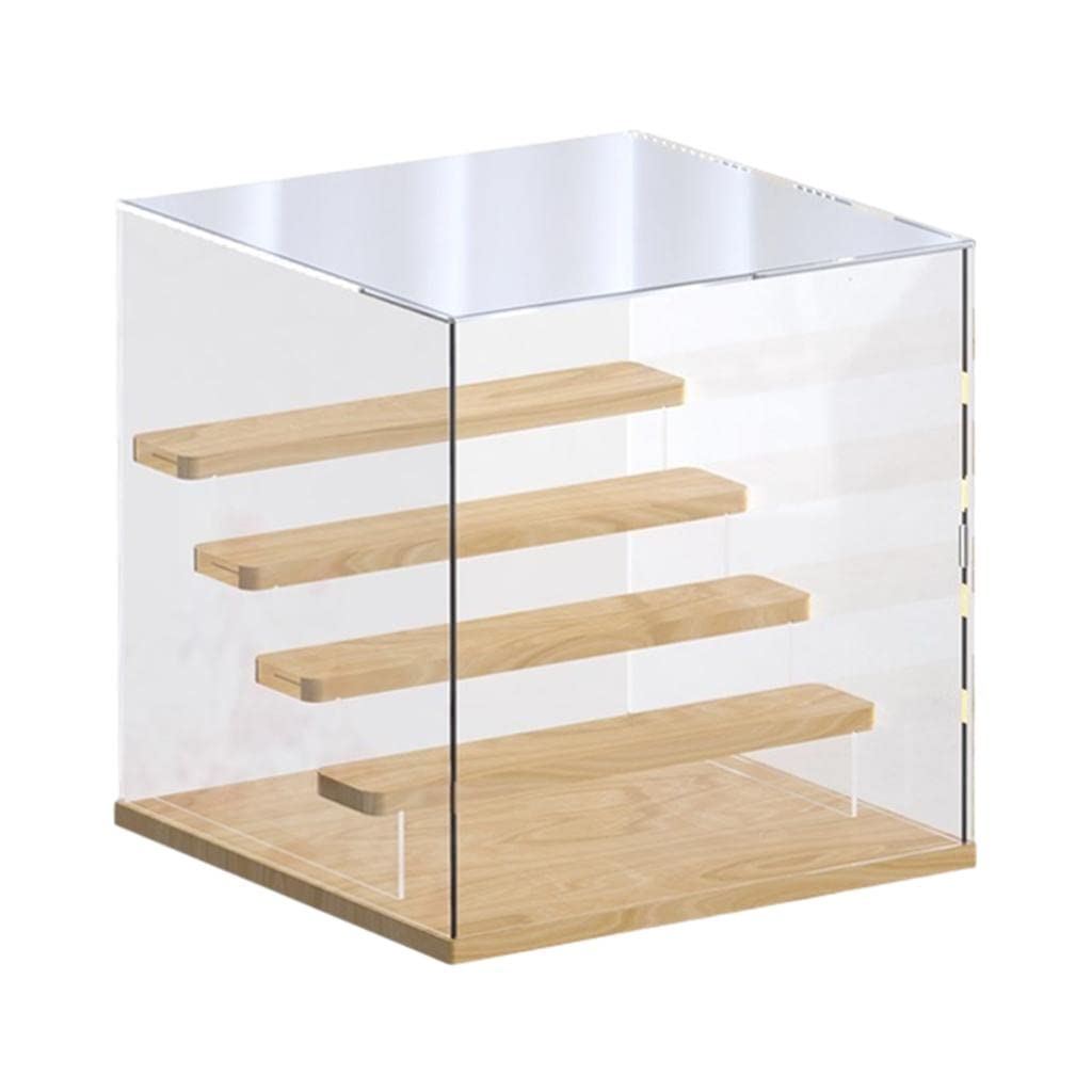 Espositore per bambole in acrilico, organizer per oggetti da collezione, scatola per bambole, action figure e altro ancora, per casa, ufficio e bancarelle del mercato, 5 strati B