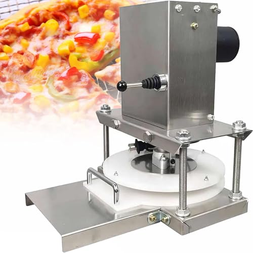 JJENXYYDS Commercial Pizza Press, Electric Pizza Dough Press Machine, 8.6-inch Commercial Electric Pizza Dough Press Machine for Pressing, for Pizza Dough Roller