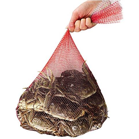 Amytalk Seafood Boil Bags 100 PCS Clam Bake Shellfish 22Inch Cooking Mesh Plastic Bags Cover