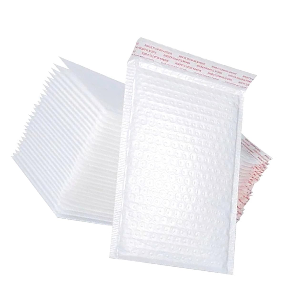 Homoyoyo 50 Buste Imbottite Pluriball Bianco 50Pezzi Buste Postali Autoadesive in PE Antishock per Spedizioni Protette e Impiego nei Negozi
