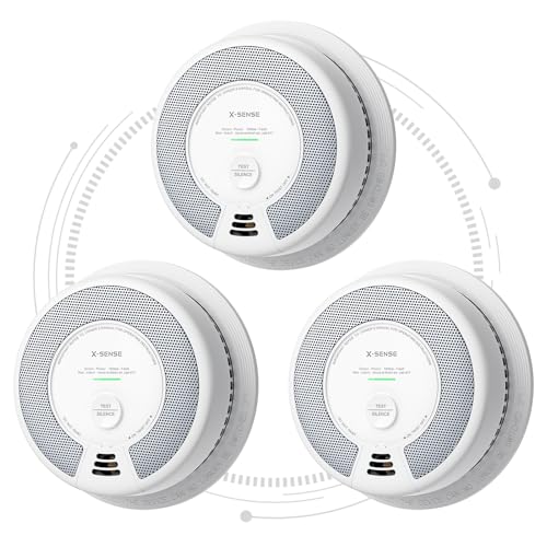 Image of X-Sense 3-Pack Interconnected Smoke and CO Detector, SC06-W
