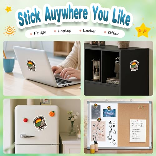 Imán decorativo para refrigerador con diseño de mapache miniatura 5