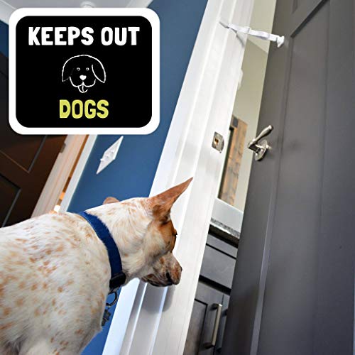 Door Buddy Adjustable Cat Door Latch - Grey 2 Pack. Pet Door Holder to Dog Proof Cat Litter Box & Keep Dog Out of Cat… - Image 5