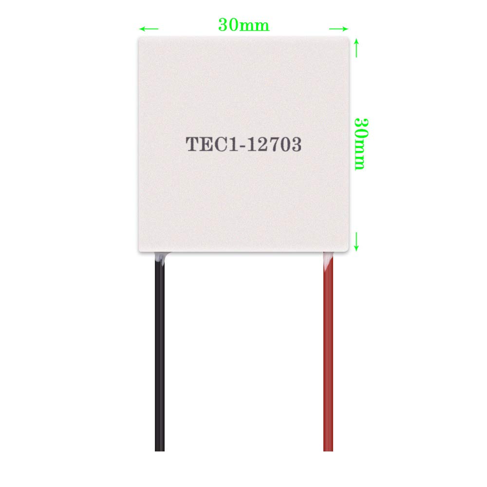 CentIoT - Slim TEC1-12703 12V 3A Thermoelectric Cooler Generator Peltier heatsink 30mm*30mm