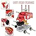 REMOKING Take Apart Fire Truck Toy — Build Your Own Vehicle with Electric Drill, Construction Play Toy for Boys & Girls