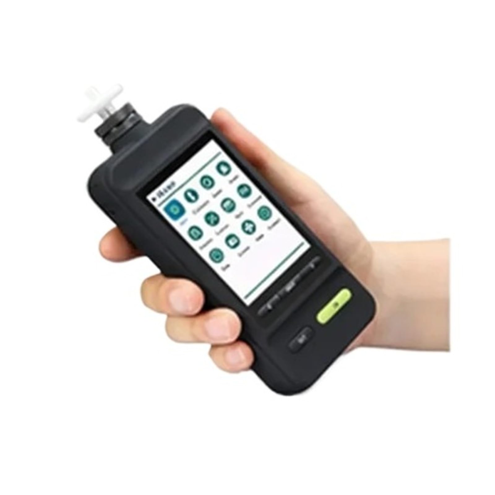 Detector portátil de Gas nitrógeno, Alarma Sonora y Luminosa, analizador electrónico de pureza de Gas N2 (Volumen 0-100%) for hogares y vehículos recreativos. Interior/Exterior