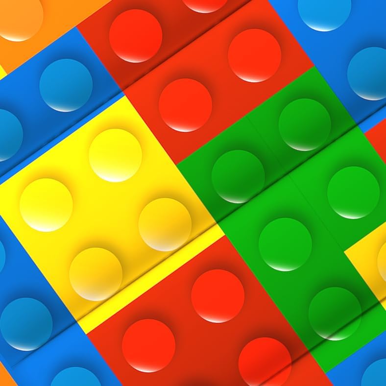 Miniatura 5 de Namoxpa - Juego de edredón con temática de bloques de construcción, patrón 3D colorido para niños, adolescentes y adultos, juegos de edredón