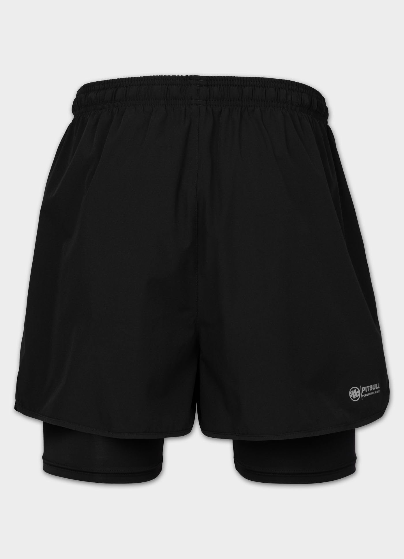 PITBULL - Shorts Herren Performance Pro Plus, Kurze Hosen, Sporthose | Elastischer Bund, Herren-Shorts Mesh 2in1, Sport Kurz Hose, Trainingshose Fitness Training