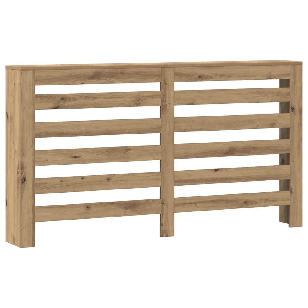 vidaXL Radiator Cover Oak 149 x 20 x 82 cm Engineered Wood