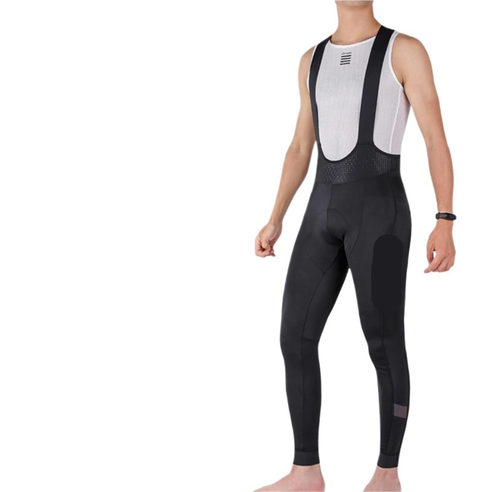 Pantalones con Pechera de Ciclismo for Hombre, Mallas Acolchadas Gel for Verano, Pantalones Largos, for Bicicleta para Ciclismo