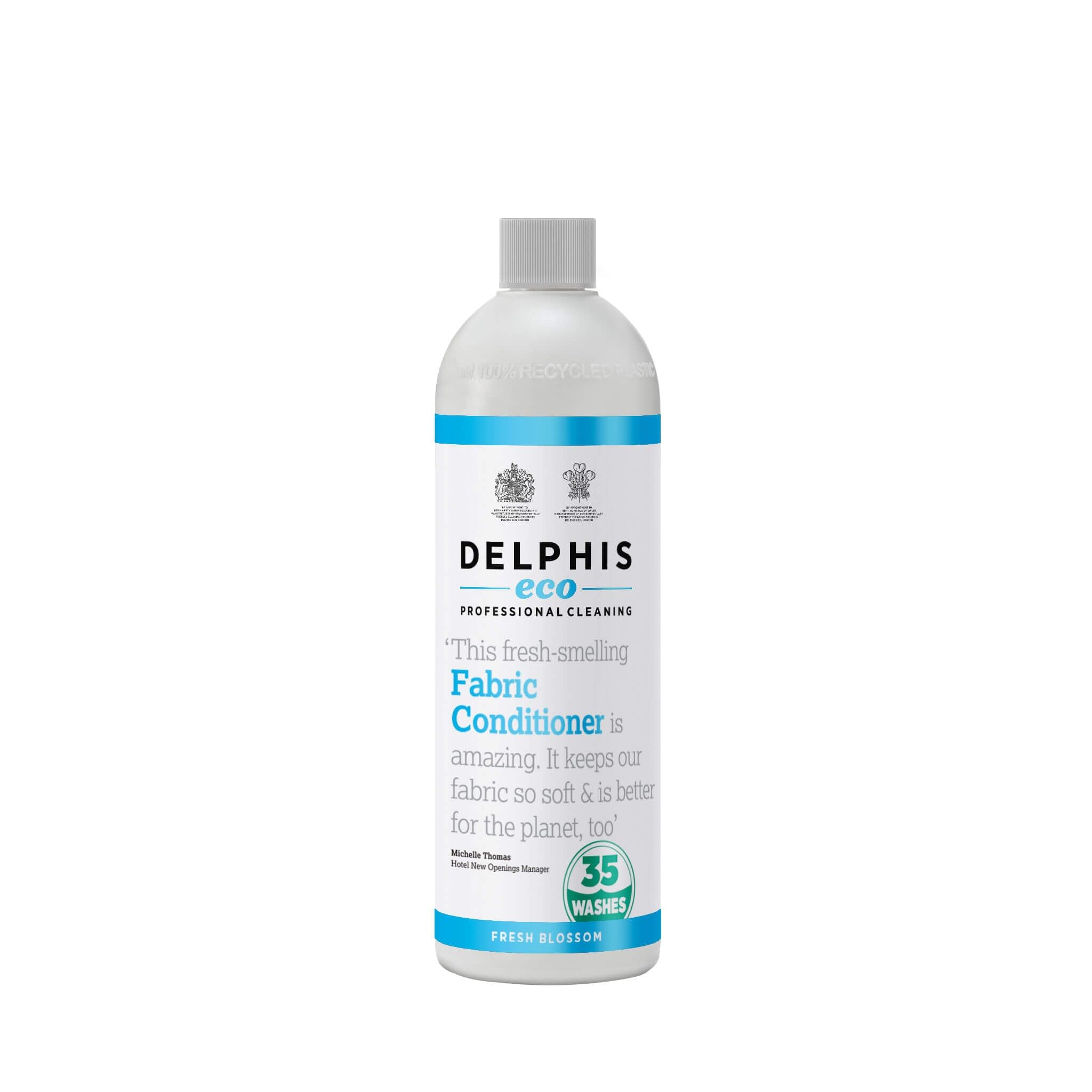 Delphis Eco Fabric Conditioner 700ml, Fresh Blossom Scent, Dermatologically Tested & Eco-Friendly, Plant-Based & Biodegradable