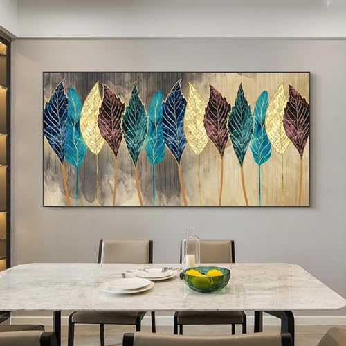 Art mural et impressions grand format affiche abstraite dorée sans cadre
