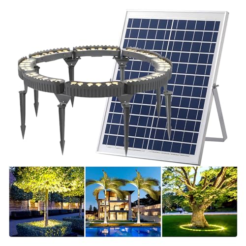 ZYGPH Focos LED para paisajismo, Luces de bajo Voltaje para Anillos de árboles, para Patio, jardín y casa (Paquete de 8)