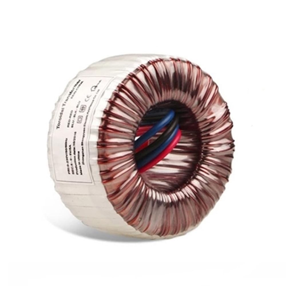 ATO 50VA Toroidal Transformer, Single Phase Stable Toroidal Transformer Amplifier,230V to 2 * 12V, Power Toroidal Transformers, for Electrical Control, Medical Equipment