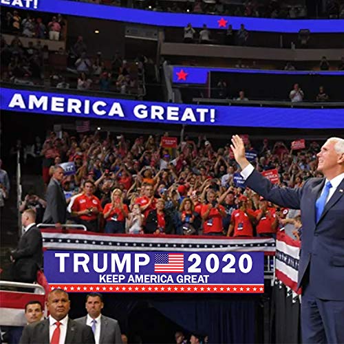Large Trump 2020 Keep America Great Banner Outdoor Decorations - Donald Trump for President 2020 Banner Sign - Yard, Advertising, Outdoor & Indoor Hanging Decor
