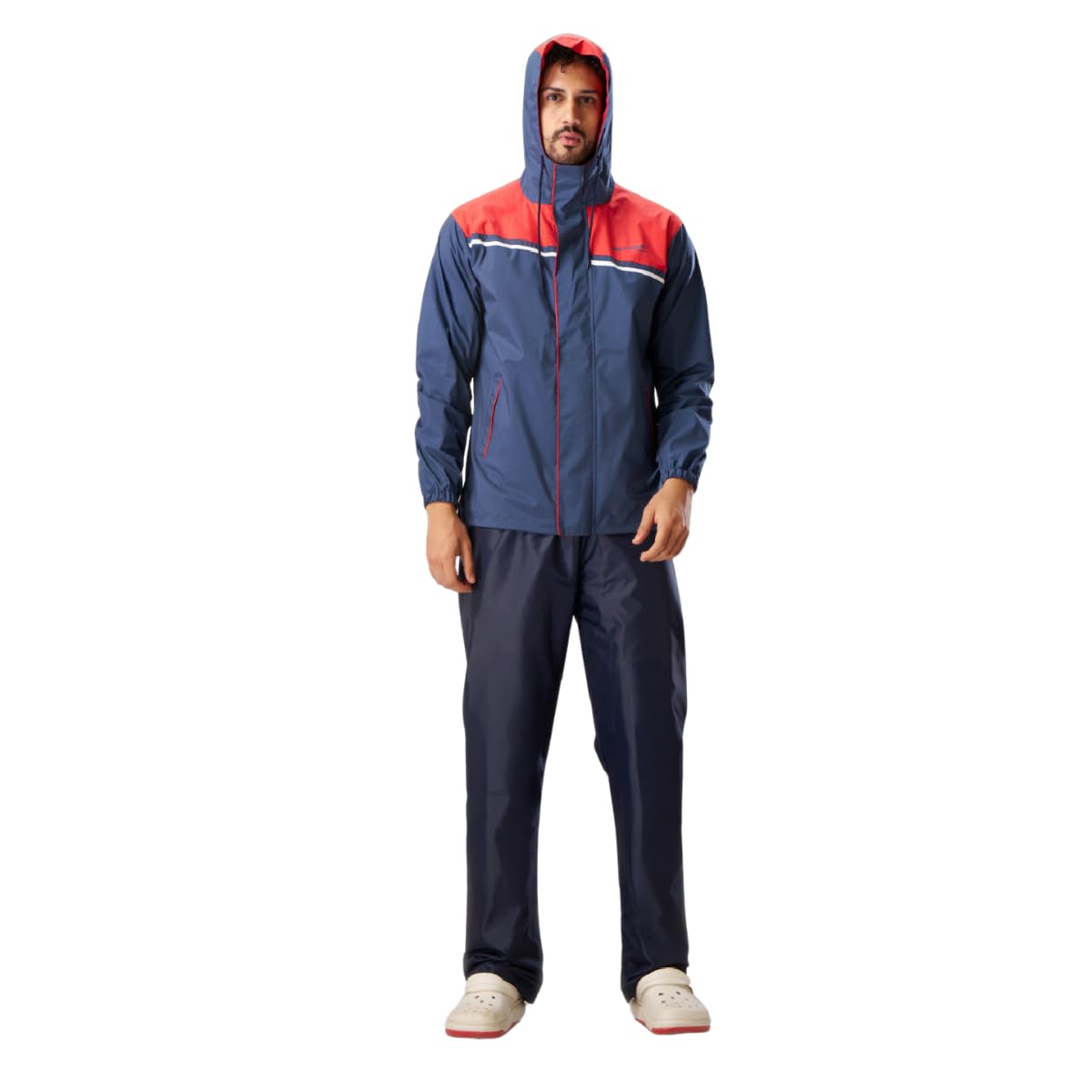 ZEEL Mens Raincoat with Hood | Water Fighter-Rain Coat for Men | Water