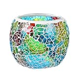 Lorsque vous allumer des bougies dans une bougie titulaire, le unique mosaïque conception va produire un unique et romantique lumière, créer un merveilleux pleine lumière de une atmosphère chaleureuse pour vous, vous permettent de profiter d' un dîner romantique avec votre amant.
