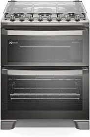Fogão Electrolux 5 Bocas Experience com PerfectCook360 Prata (FE5DC) 127V